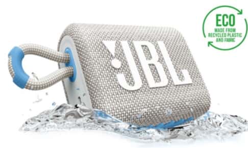 人気モバイルスピーカーにリサイクル素材を使用した「JBL GO3 ECO」登場