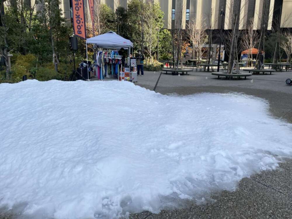 雪の体験エリア