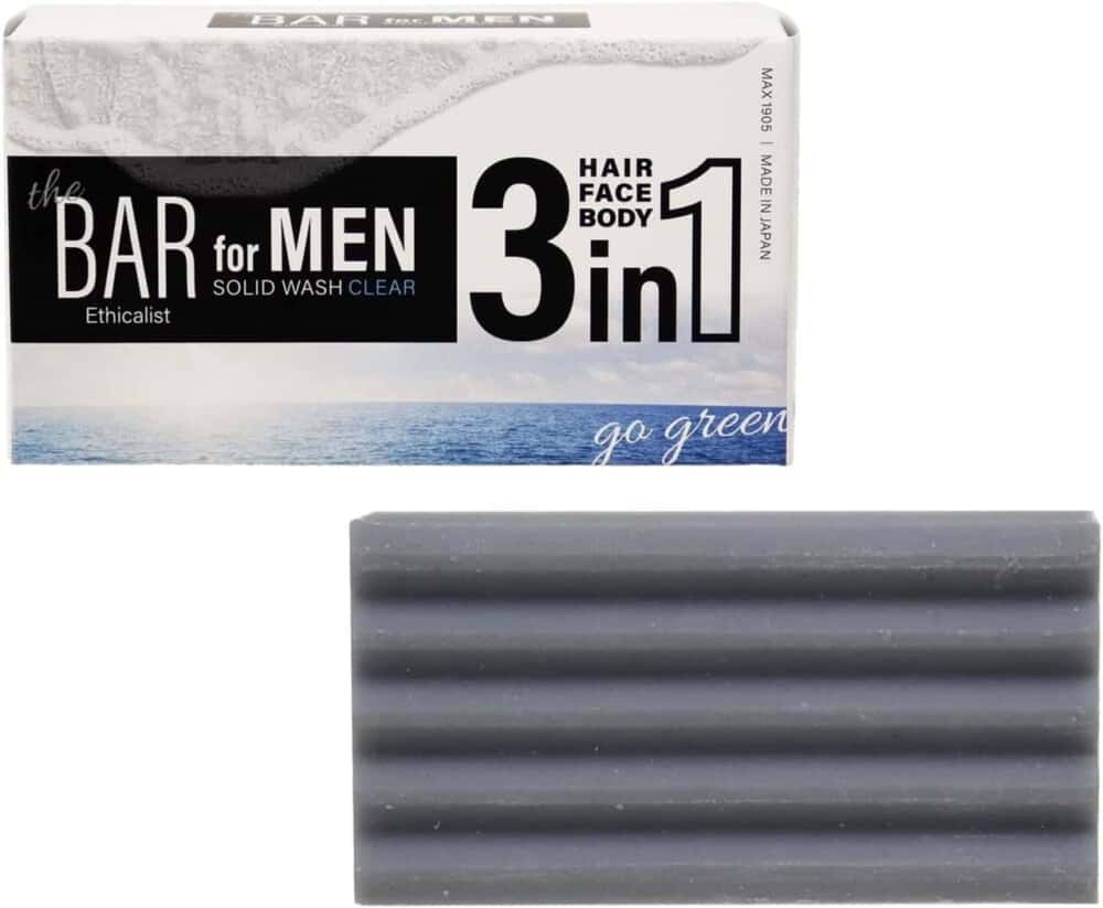 The BAR MEN 3in1 Solid Wash CLEAR